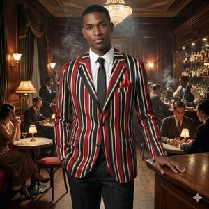 1920's Style Costume Red Jacket